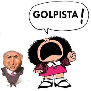 Mafalda Temer golpista